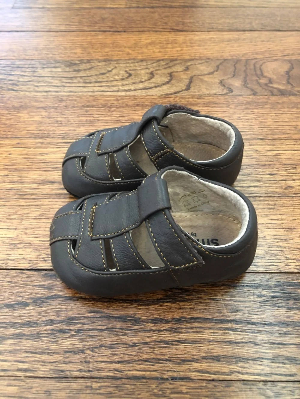 See Kai Run Patrick Fisherman Sandal, Brown, Size 6-9 months